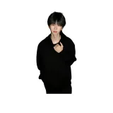 Черный с флисовой подкладкой