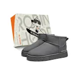 Серый с флисовой подкладкой