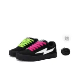 Обсидиан Черный (Красный Зеленый Несовпадающий) (Включает 1 упаковку Черных Шнурков)