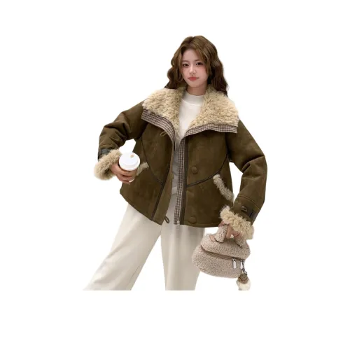 LAOYECHE Бархат Feel Пальто Женское