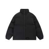 Супер-черный хлопковый пуховик