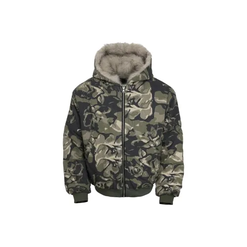 Pirkadat Армейский зеленый Унисекс Пуховики