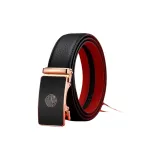 Удача Стиль Черный Внешний Красный Внутренний [Двусторонний, Лицевая коровья кожа] В комплекте с коробкой, сумка для покупок