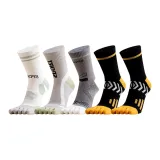 [Профессиональный Спортивный·Палец Компрессия] 5 пар - Белый + Светло-Серый + Темно-Серый + 2 Черный