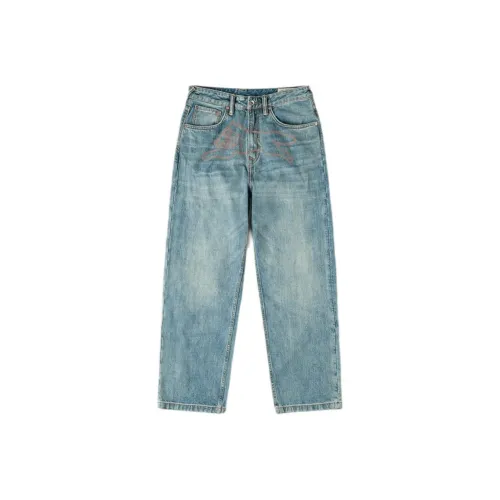 EVISU x ICECREAM Fw25 Джинсы Мужские