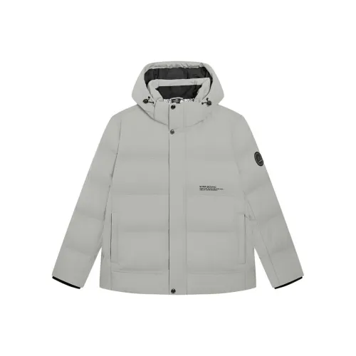 XTEP Каменный Серый Мужской Пуховик