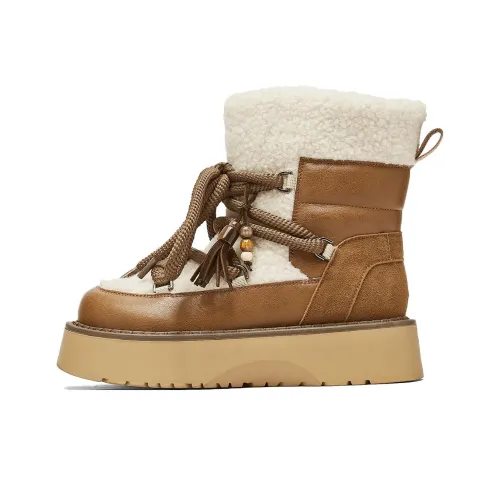 AGSDON 14cm Сноубутсы 5,5CM Женские