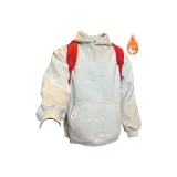 Бело-серый вереск, флисовая подкладка