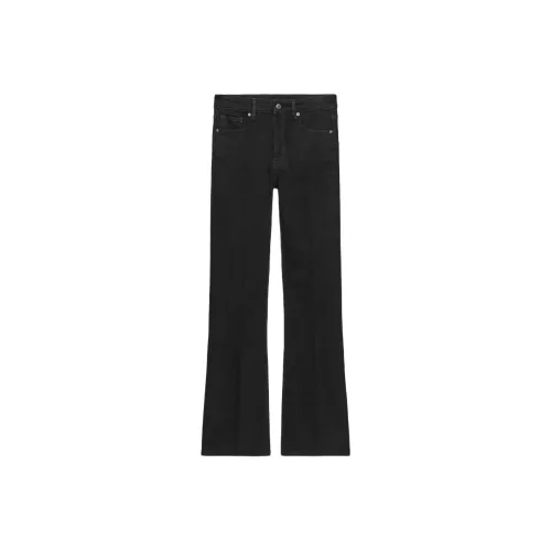 ZARA Collaboration ZW Series Черные Женские Джинсы