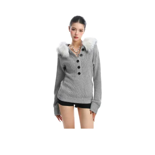 MDEHT Серый Женский Трикотаж