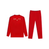 Красный, средний воротник