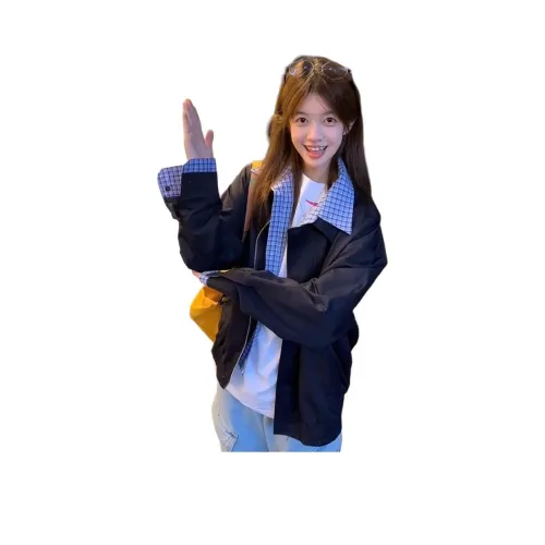 Cotton Gene Темно-синие женские куртки