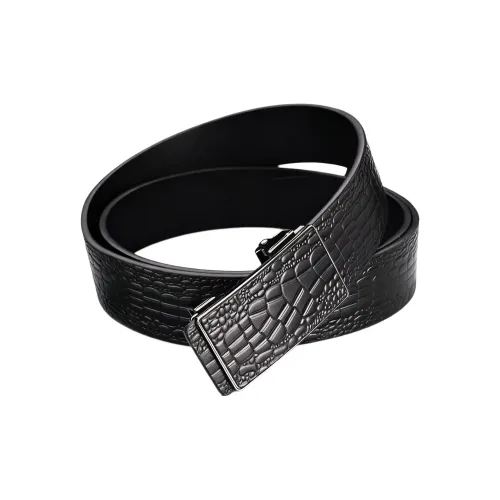 SENJIALUO Ремни из натуральной коровьей кожи мужские 3,4 см