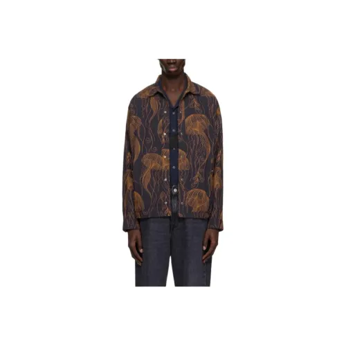 TOGA VIRILIS Морской Синий Мужская Рубашка