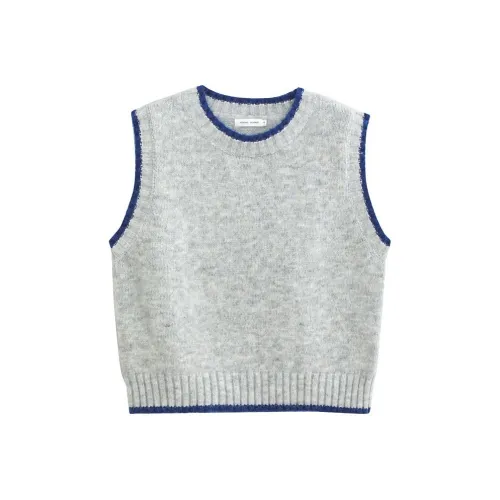 INCO VIBE Grandma Серый Жилет Женские Трикотаж