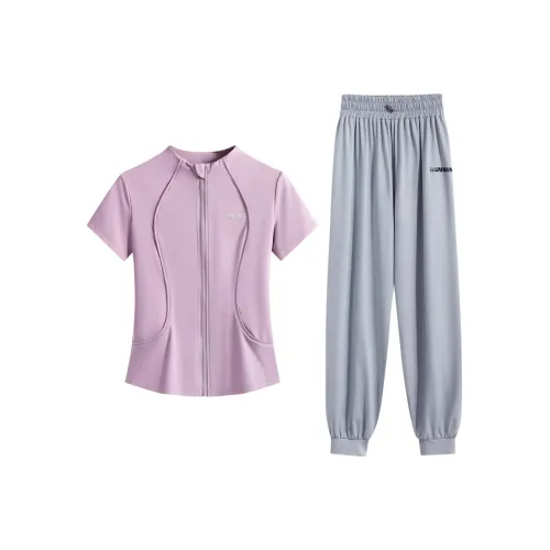 BAISIRONG Фитнес Комплект Пилатес Йога Женская Одежда 2 Предмета Комплект