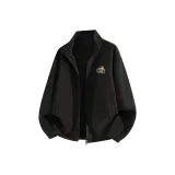 [Мягкий флис Aoli термический] Черный (Логотип на груди "История костра")