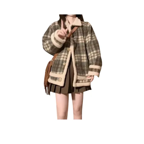 BQERTY Velvet Feel Пальто Женское