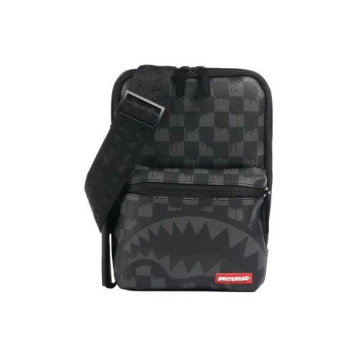 SPRAYGROUND Искусственная кожа Сумка через плечо Стандартная Унисекс Черная