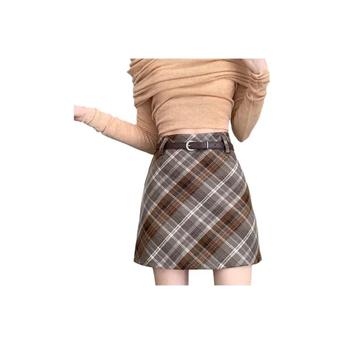 Langqing Повседневные короткие юбки женские