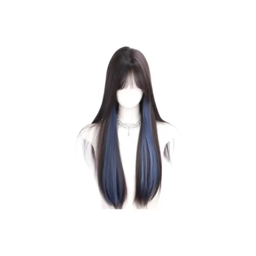 MUNINGFEI Нет Wear Волосы Net Collection Топ Волосы Патч Женская Перука Высокая Температура Пряжа Длинные Прямые Волосы