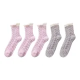 Светло-фиолетовый 3 упаковки + серый 2 упаковки [5 упаковок]