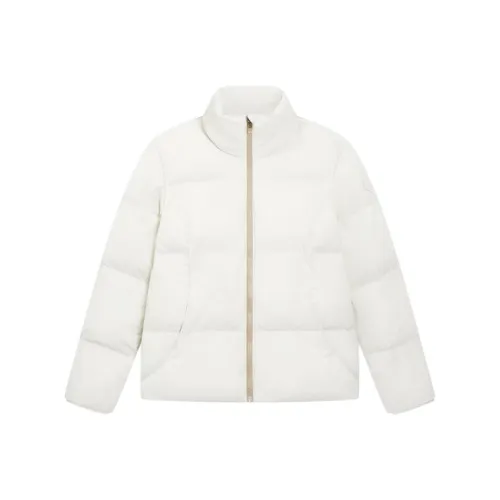 XTEP Хлопок Белый Жидкость Коричневый Женские Пуховики