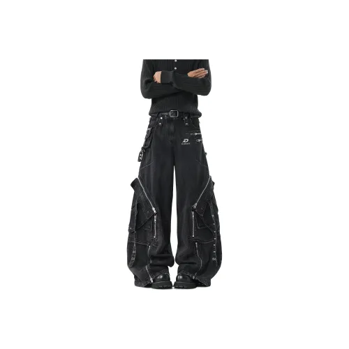 DAREASY Черные Унисекс Джинсы