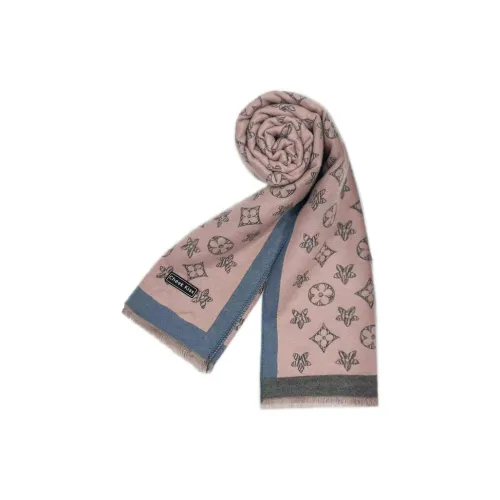 LIANJIAZHIWEN Смешанные Вязаные Шарфы из Искусственного Кашемира для Женщин