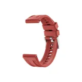 Красный с серебристой пряжкой