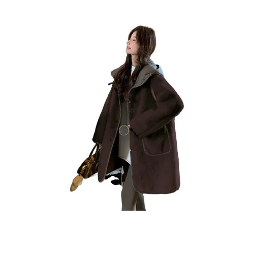 LAOYECHE Бархат Feel Пальто Женское