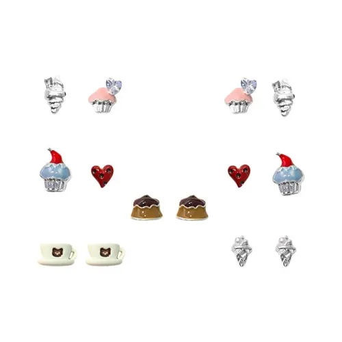 D.K.X Alloy Stud Earrings Women's