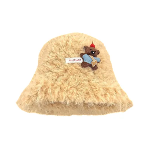 NOMK Плюшевая пряжа Шапки и Кепки Женские Хаки Кофе Бежевый