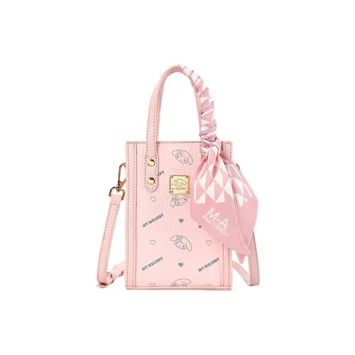 Sanrio Melodi Synthetic Leather Bag Medium Women's Pink