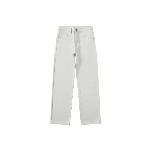 UKTK Белый Унисекс Джинсы