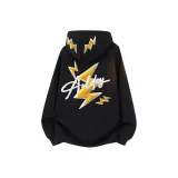 Тяжелый полиэстер-хлопок, черный (с флисовой подкладкой)