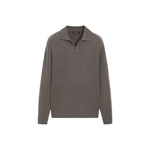 Massimo Dutti Тауповый Мужской Трикотаж