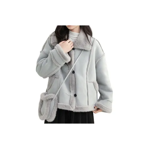 YICHEN Вельвет Feel Пальто Женское