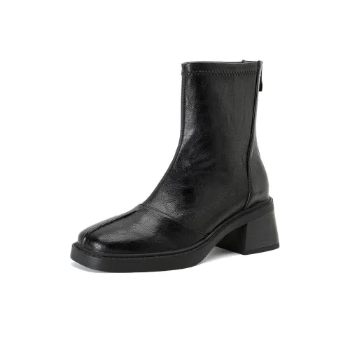 QITUMAUL Короткий Мартин Ботинок Женские