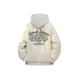 Ecru Cotton Down Jacket (Insulated)  
Экрю хлопковый пуховик (утепленный)