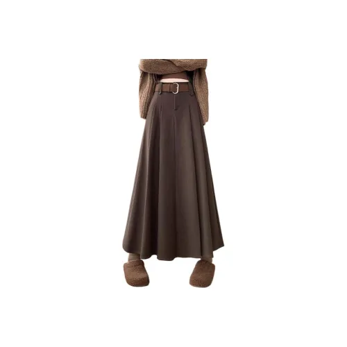 SNZX Женские Повседневные Длинные Юбки