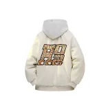 Ecru Cotton Down Jacket (Insulated)  
Экрю хлопковый пуховик (утепленный)