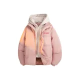 Розовый абрикос с капюшоном