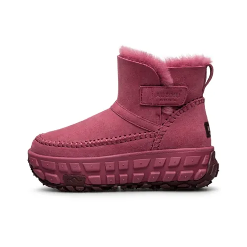 AU MU Термический противоскользящий и устойчивый к истиранию 11 см сноубутсы для женщин