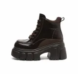 Коричневый с флисовой подкладкой