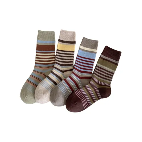 FHDET Носки Crew Унисекс 4 пачки Комбо