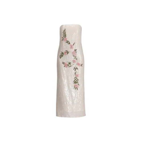 Staud Белые Женские Платья без Рукавов