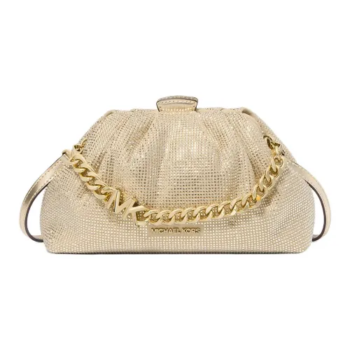 MICHAEL KORS Nola ПУ (полиуретан) Сумка через плечо Маленькая Женская Золотая