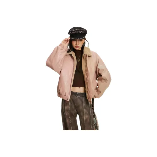 MDEHT Розовый Женский Куртки