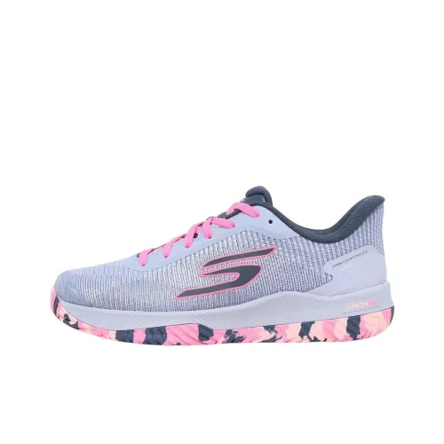 Skechers Viper Court Pro 2,0 Поддержка Низкий Топ Теннисные Кроссовки Женские Серый Фиолетовый